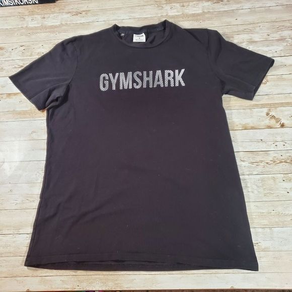 Gymshark Striped Logo‎ Apollo Mens T-Shirt Size Medium - Picture 1 of 4
